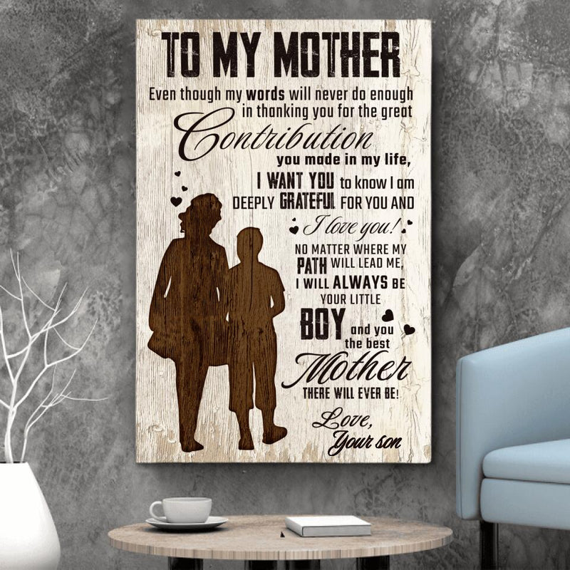 To my mother - Parents-Canvas