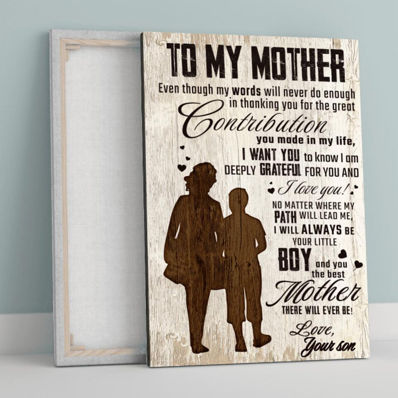 To my mother - Parents-Canvas