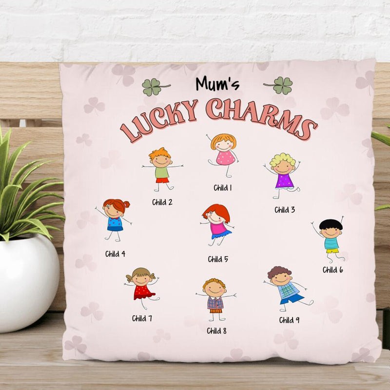 Mum's Lucky Charms - Parents-Pillow