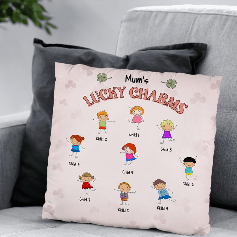 Mum's Lucky Charms - Parents-Pillow