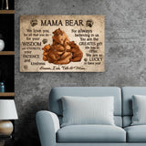 Mama Bear - Parents-Canvas