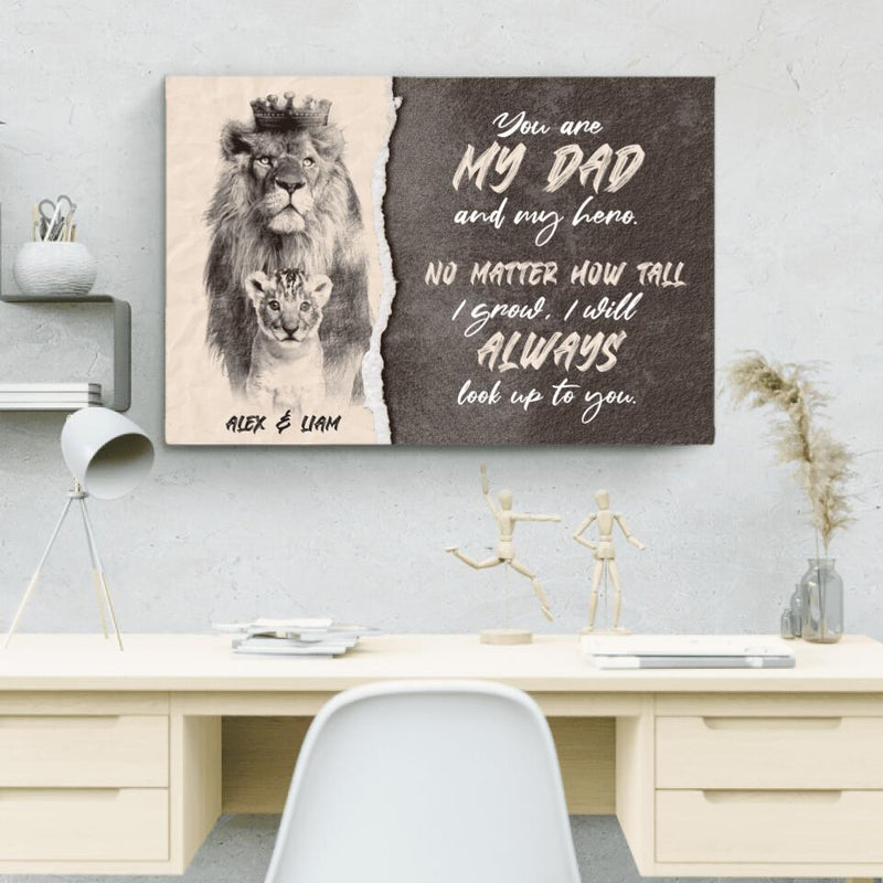 Dad Forever - Parents-Canvas