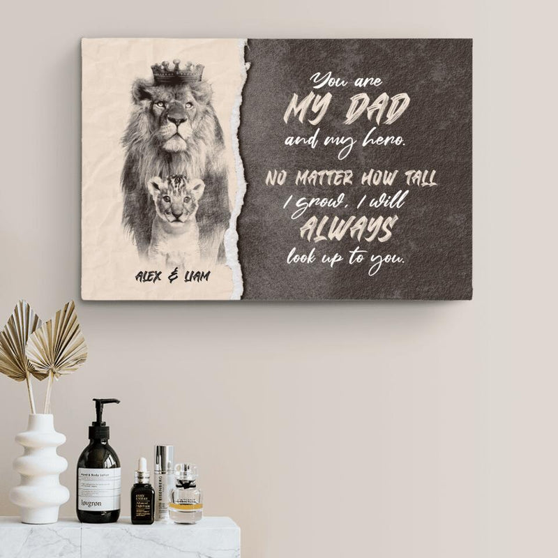 Dad Forever - Parents-Canvas