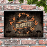 Barbecue - Outdoor-doorplate