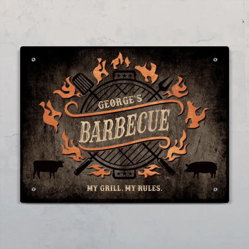 Barbecue - Outdoor-doorplate