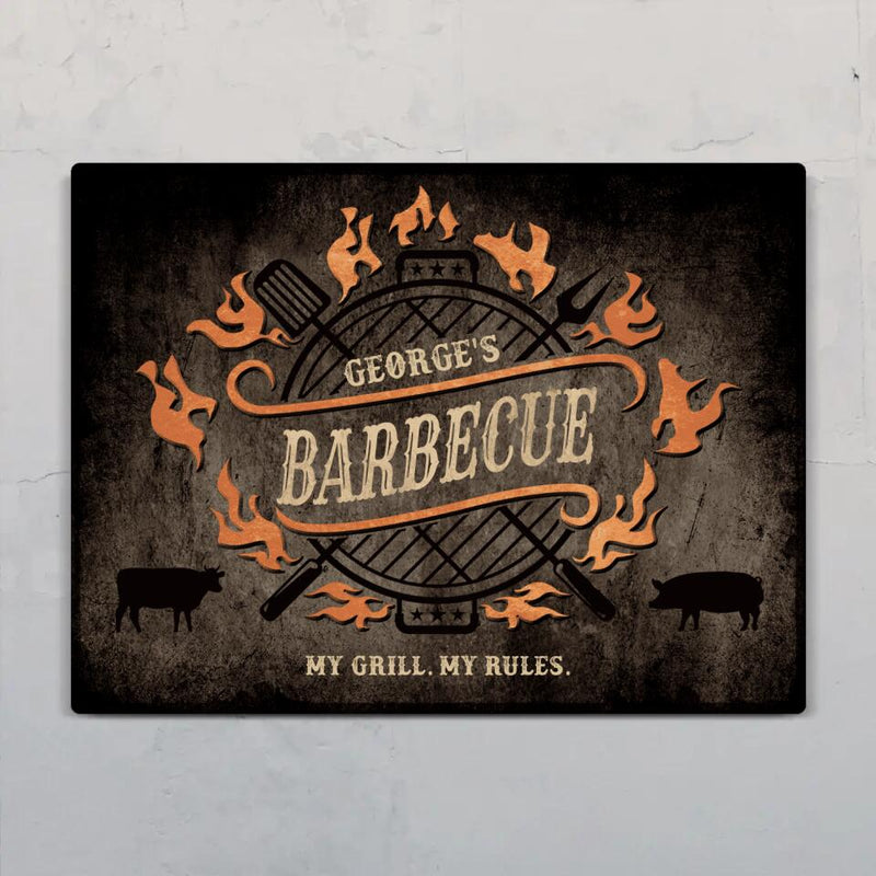 Barbecue - Outdoor-doorplate