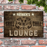 Grill and Chill Lounge - Outdoor-Doorplate