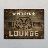 Grill and Chill Lounge - Outdoor-Doorplate