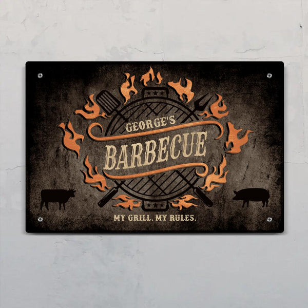 Barbecue - Outdoor-doorplate