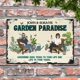 Our Garden paradise - Outdoor-Doorplate