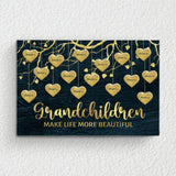 My Grandchildren (golden) - Grandchildren-Canvas