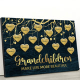 My Grandchildren (golden) - Grandchildren-Canvas