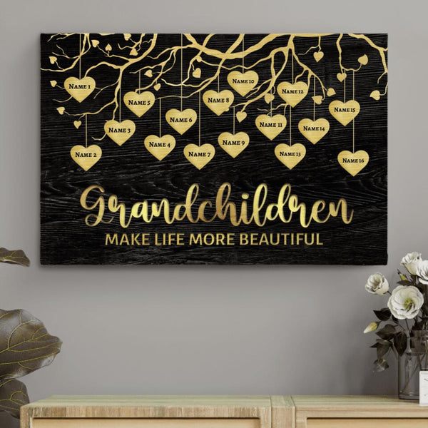 My Grandchildren (festive) - Grandchildren-Canvas