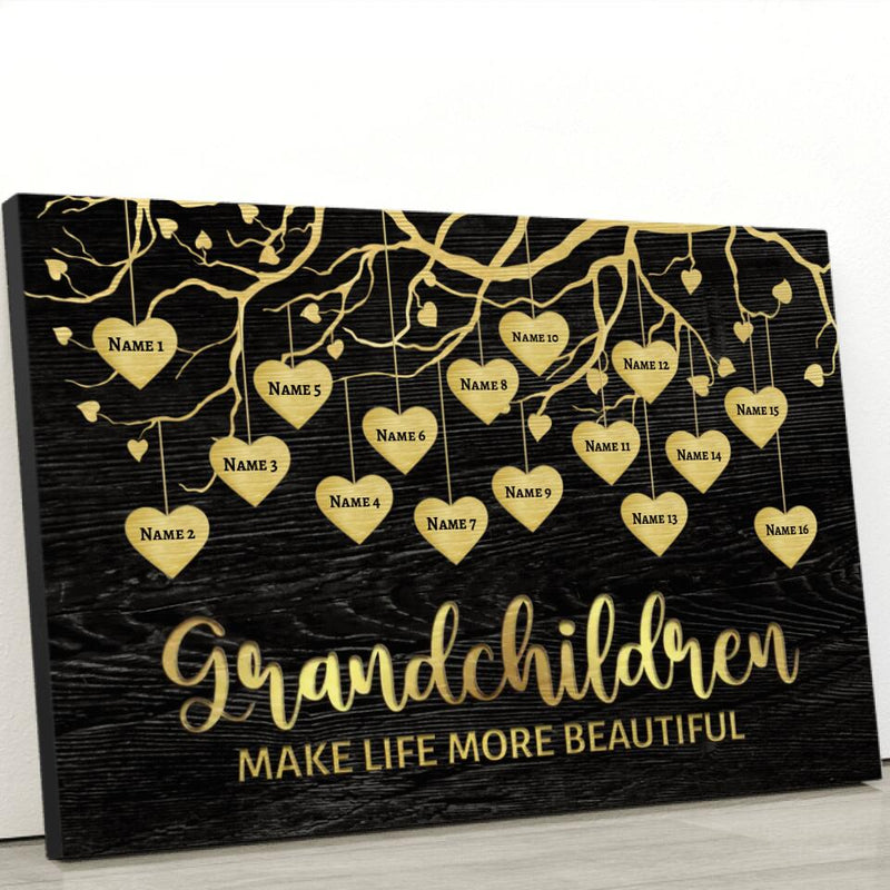 My Grandchildren (festive) - Grandchildren-Canvas