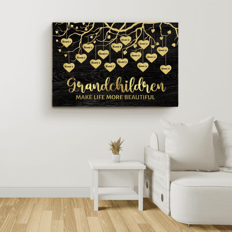 My Grandchildren (festive) - Grandchildren-Canvas