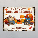 Autumn paradise - Outdoor-Doorplate