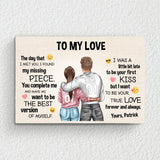 Emoji Love - Couple-Canvas