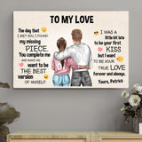 Emoji Love - Couple-Canvas