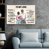 Emoji Love - Couple-Canvas