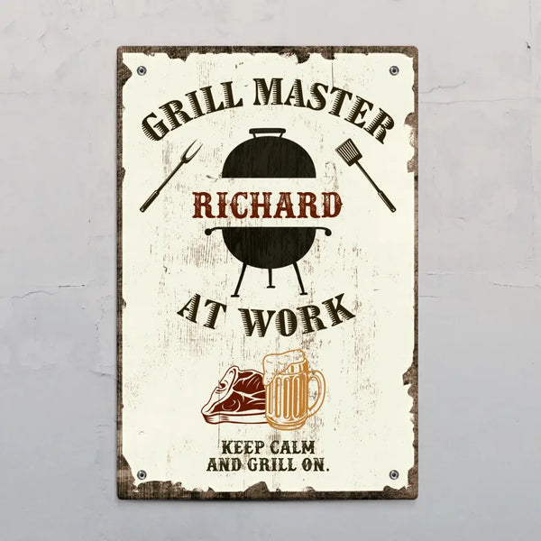 Grill Master - Outdoor-doorplate