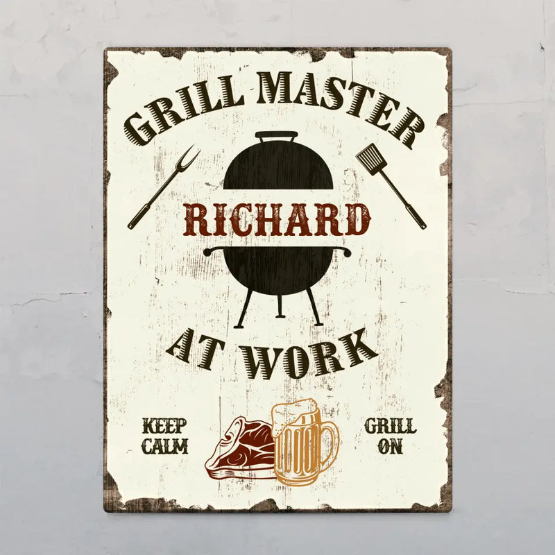 Grill Master - Outdoor-doorplate