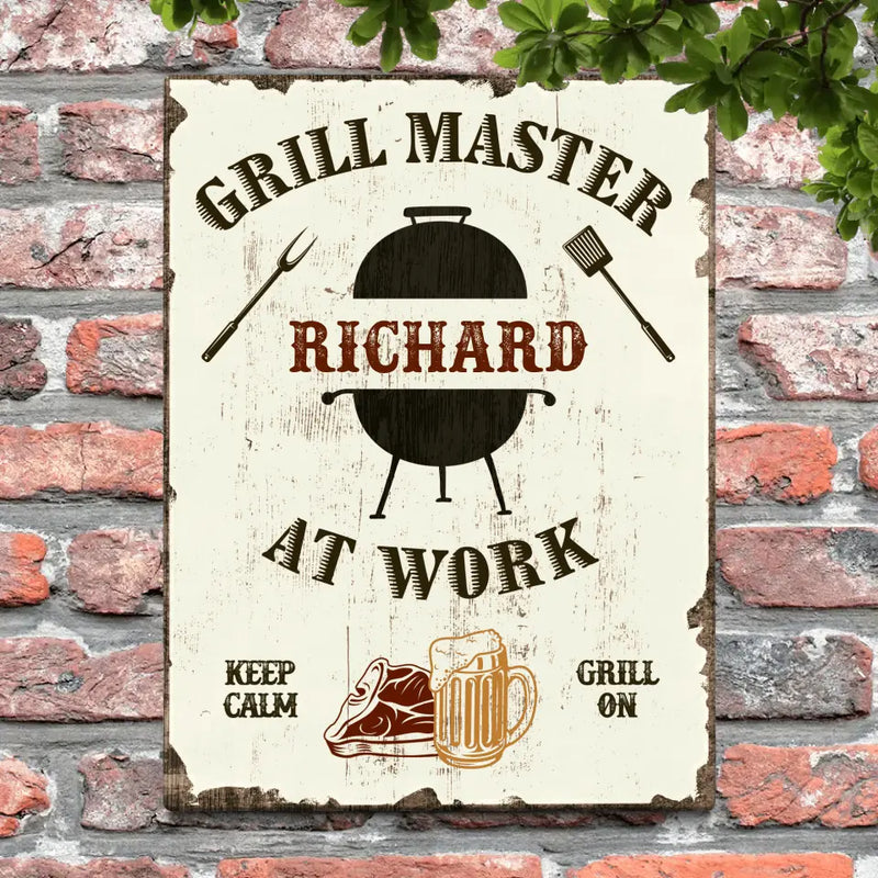 Grill Master - Outdoor-doorplate