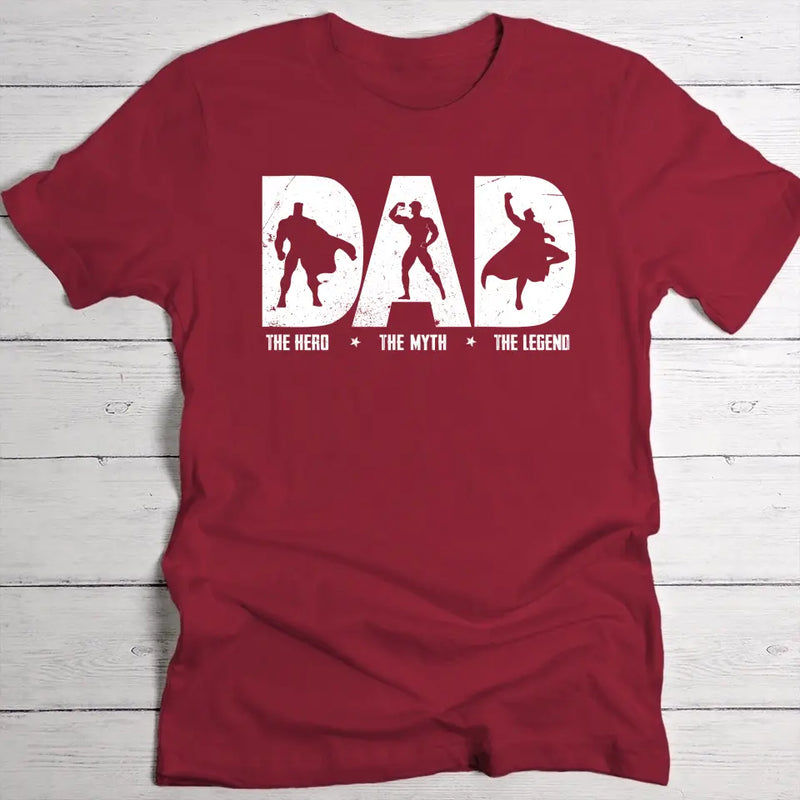 Dad, the Myth, the Legend - Parents-T-shirt