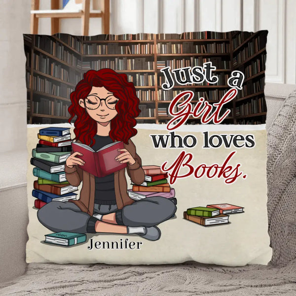 Book Girl - Friends-Pillow