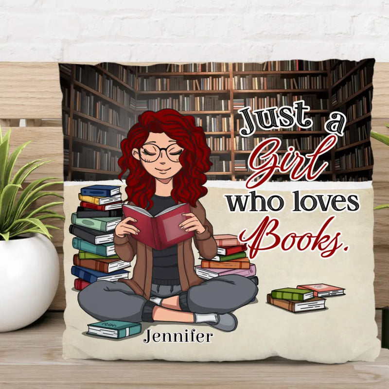 Book Girl - Friends-Pillow