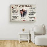 Special (to my husband) - Couple-Canvas