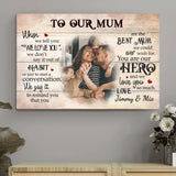 To our mum - Parents-Canvas