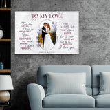 Marble Love - Couple-Canvas