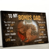 Best Bonus Dad - Parents-Canvas