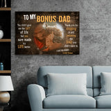 Best Bonus Dad - Parents-Canvas