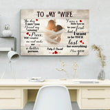 To my wife - Couple-Canvas