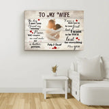 To my wife - Couple-Canvas