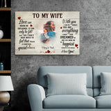 Special (to my wife) - Couple-Canvas