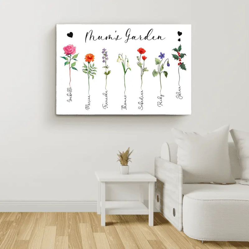 Grandma's Garden - Family-Canvas