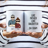 Like father ... - Personalized mug for Father's Day