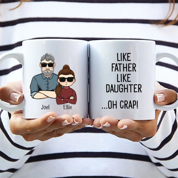 Like father ... - Personalized mug for Father's Day