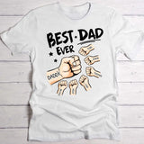 Best Dad Ever - Personalized T-Shirt for Father's Day