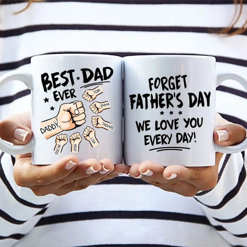 Best Dad Ever - Personalized Mug for Father's Day