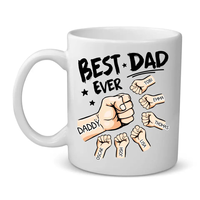 Best Dad Ever - Personalized Mug for Father's Day