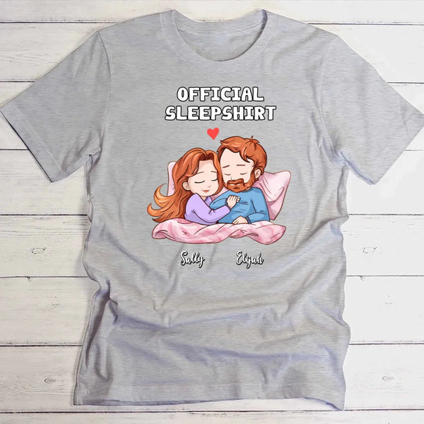 Official sleepshirt - Personalised Nightshirt for Couples