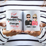 I love you more - Personalised mug for couples for Valentine's Day